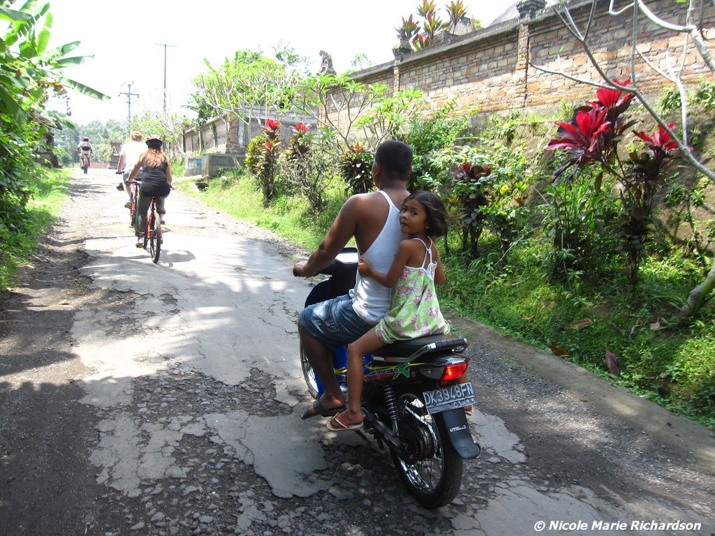 Biking in Ubud