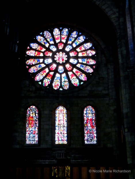 With classic stained glass